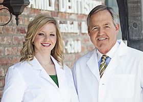 Head shot of Drs. Molly and Ted Marshall